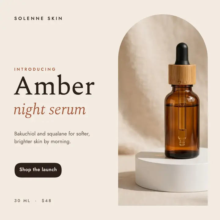 Amber serum template