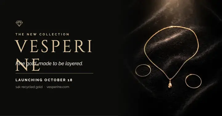 Fine jewelry launch post template