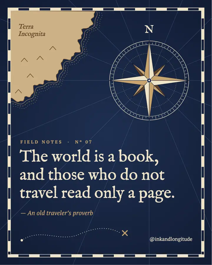 Night chart travel quote template
