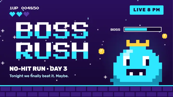 Pixel boss rush stream template