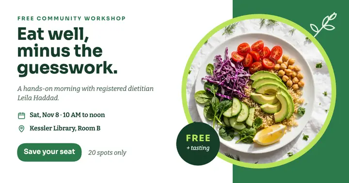 Fresh nutrition workshop template
