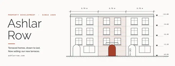 Elevation drawing developer cover template