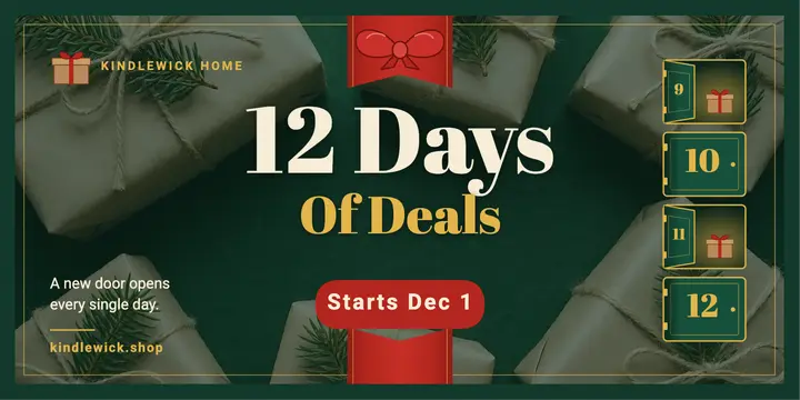 12 days of deals advent countdown, X post template