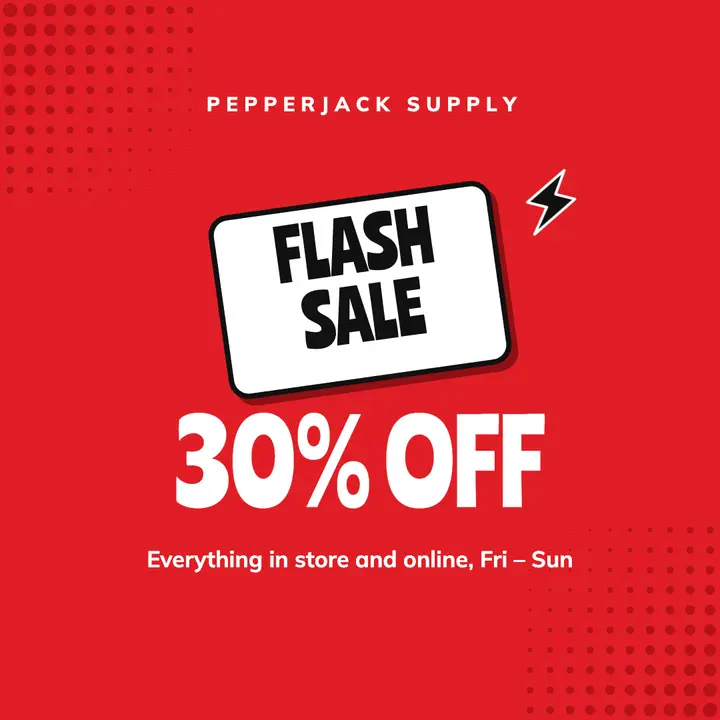 30% off flash sale post template
