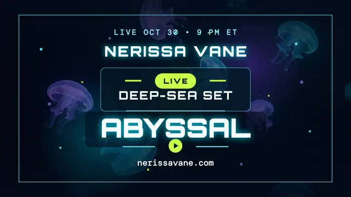 Abyssal DJ set livestream thumbnail template