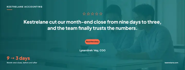 Accounting firm testimonial Facebook cover template
