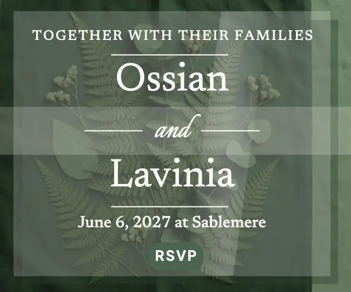 Acrylic and vellum wedding invitation ad template