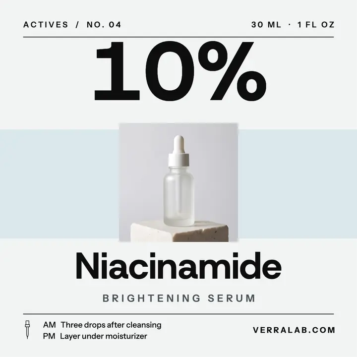 Verra Lab niacinamide serum template