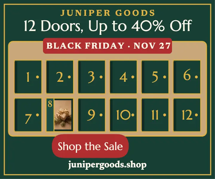 Juniper Goods Black Friday doors sale ad template
