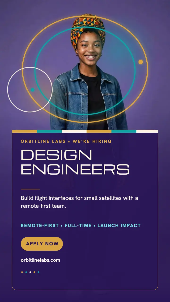 Orbitline Labs hiring design engineers story template