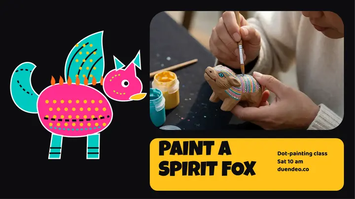 Duendeo spirit fox class thumbnail template