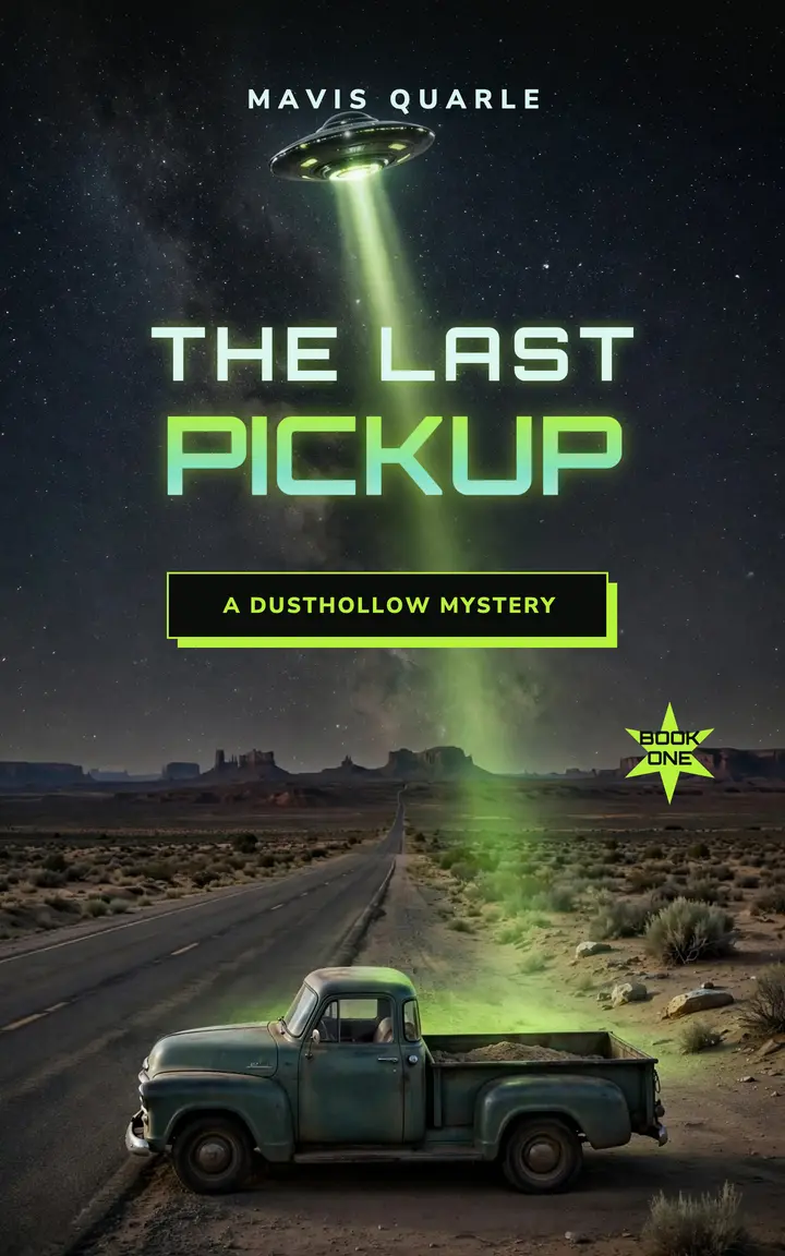 The Last Pickup sci-fi novel cover template