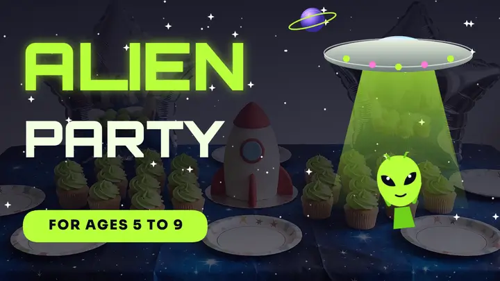Alien birthday party ideas thumbnail template