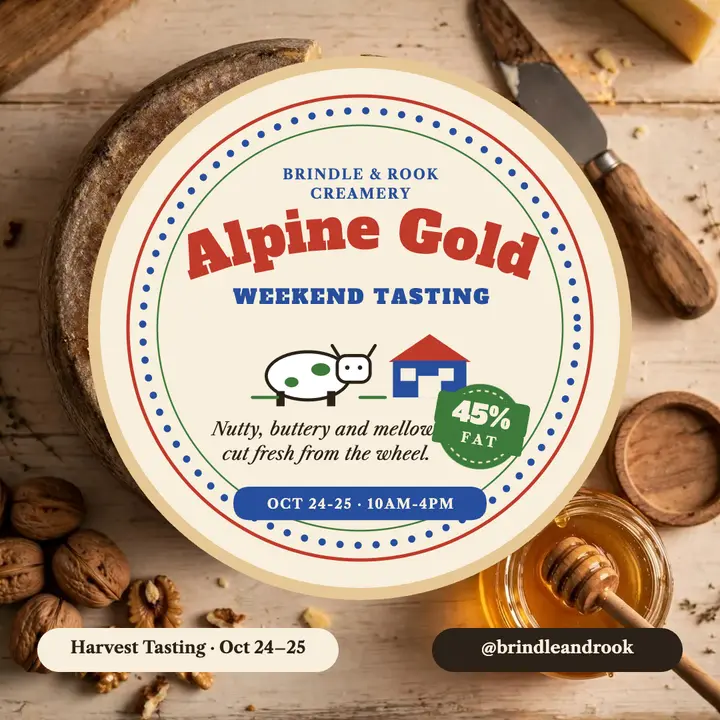 Alpine Gold weekend tasting post template
