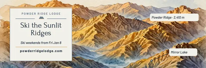 Powder Ridge ski weekends header template