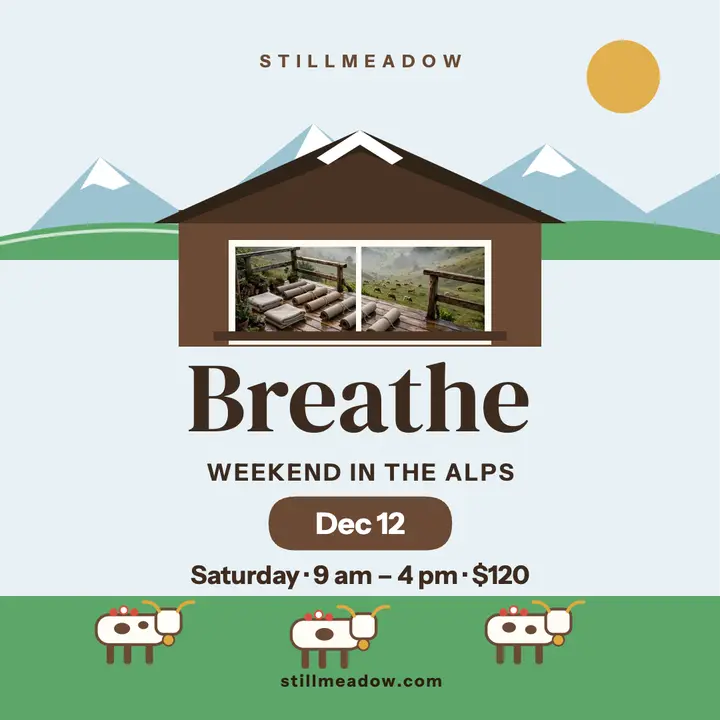 Stillmeadow Breathe alpine wellness weekend template