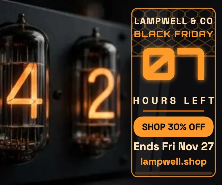 Lampwell Black Friday countdown ad template