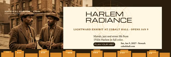 Lightward Harlem mural exhibit header: exhibit x header template