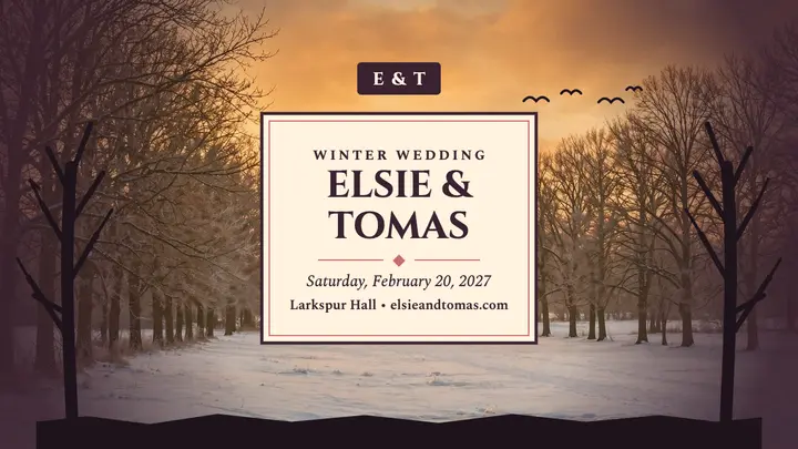 Elsie and Tomas candlelit vows thumbnail template
