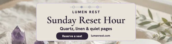 Lumen Rest Sunday reset billboard template