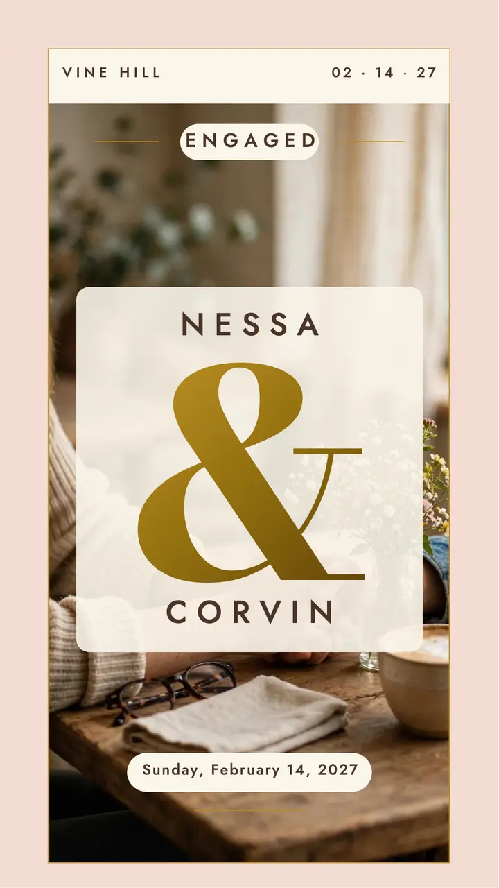 Nessa and Corvin engagement story template