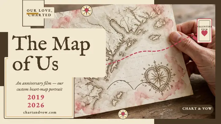 Chart and Vow map of us film thumbnail template