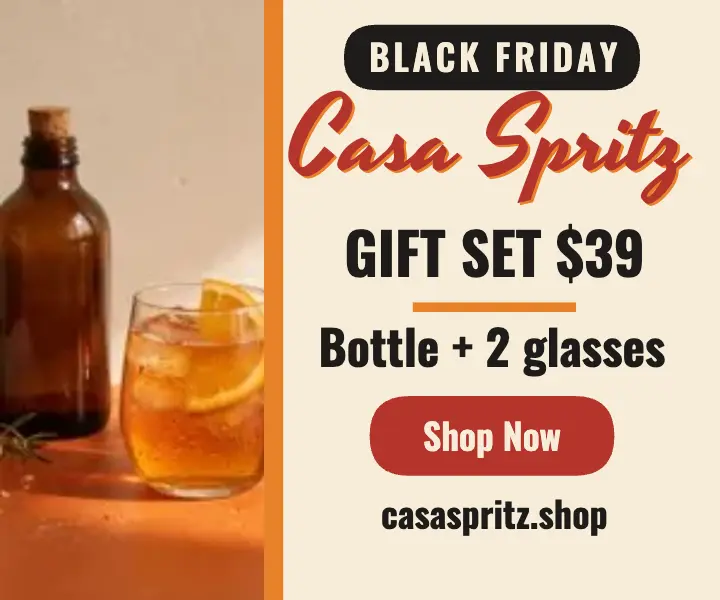 Casa Spritz Set Black Friday rectangle ad template