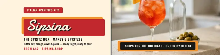 Sipsina spritz gift banner template