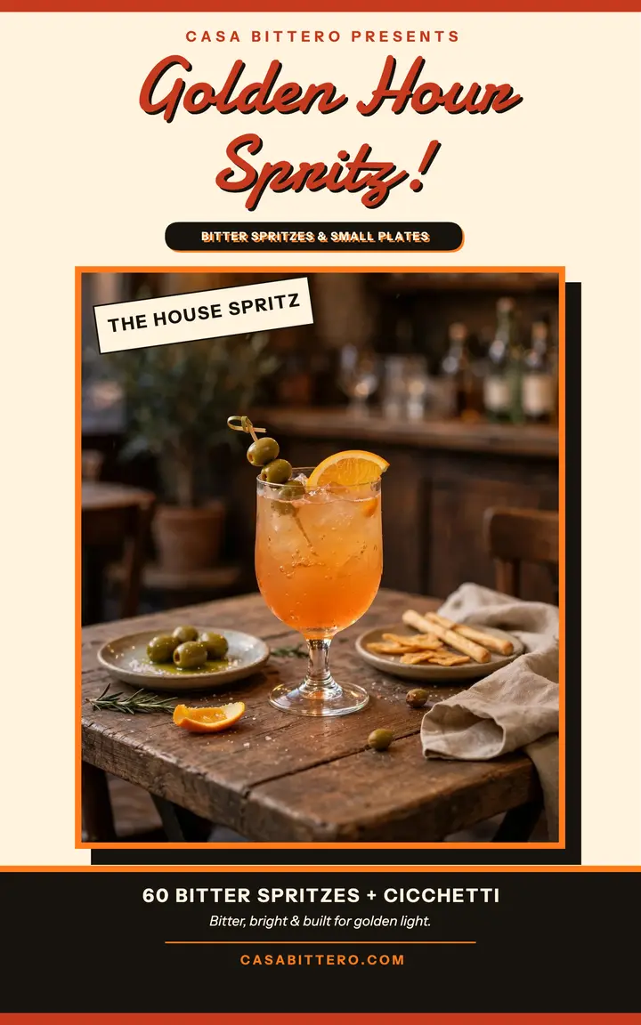 Golden Hour Spritz ebook cover template