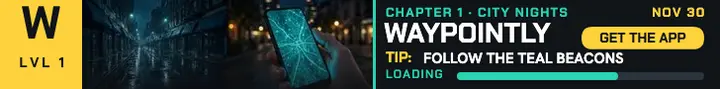 Waypointly app launch loading leaderboard template
