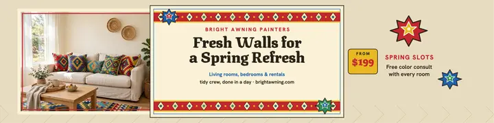 Bright Awning home refresh applique banner template