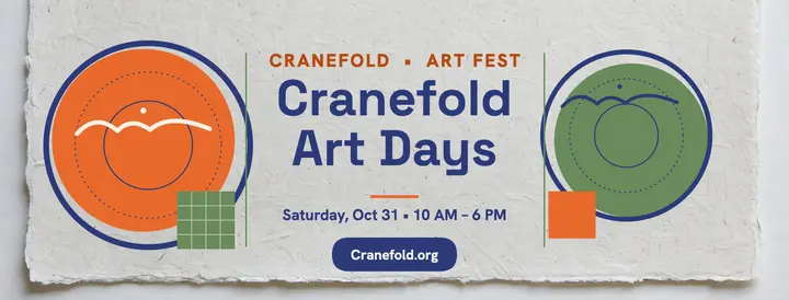 Cranefold Art Days festival cover template