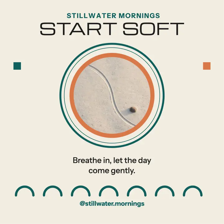 Start Soft morning mantra post template
