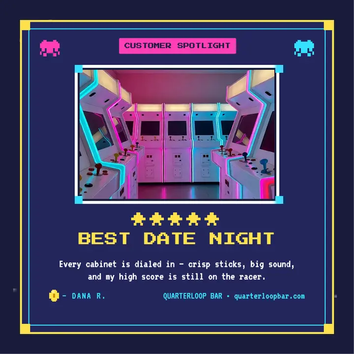 Quarterloop Bar 5-star arcade review: arcade bar review post template