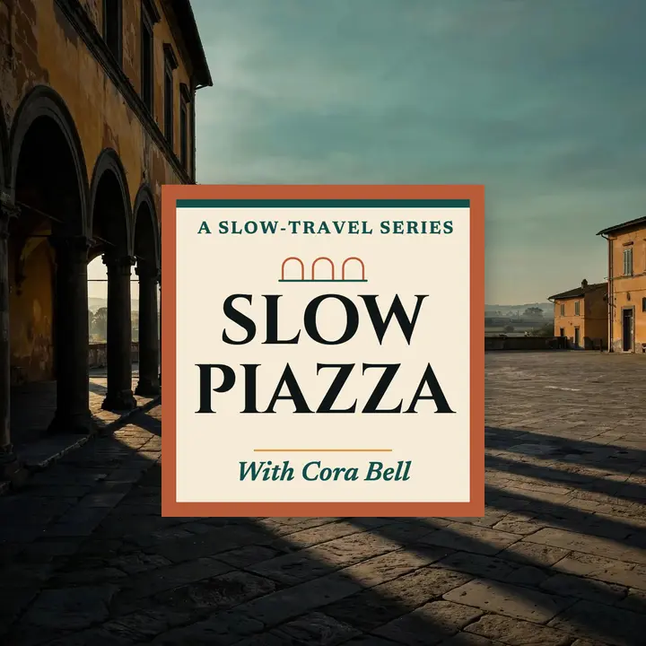 Slow Piazza arcaded squares cover template