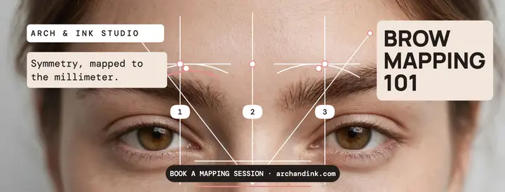 Arch and Ink brow mapping cover template
