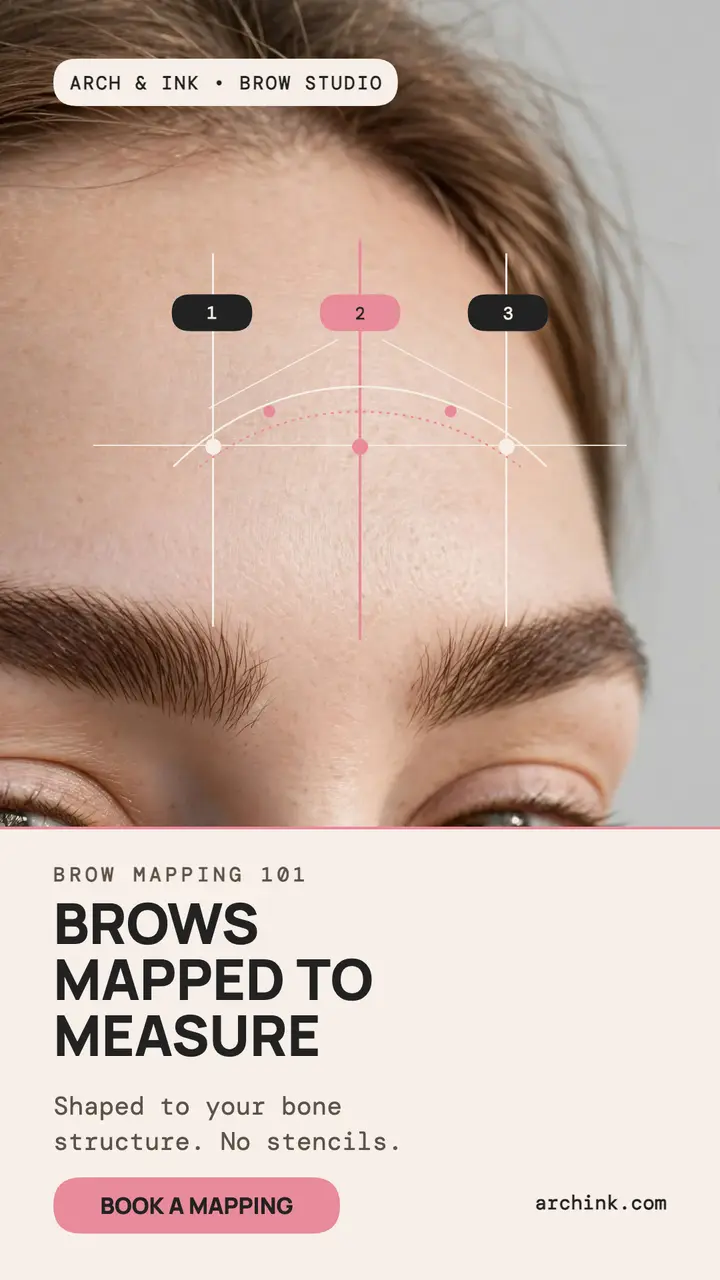 Arch and Ink brow mapping story template
