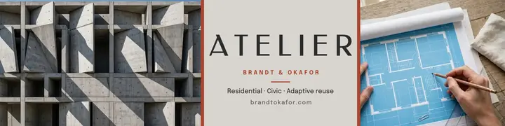 Atelier architecture LinkedIn banner template
