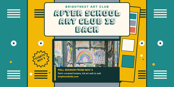 Brightnest art club locker post template