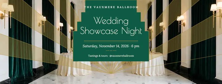 Vauxmere Ballroom wedding showcase night cover template