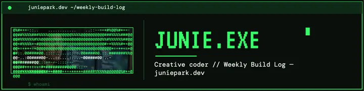 Junie Park Codes ASCII banner template