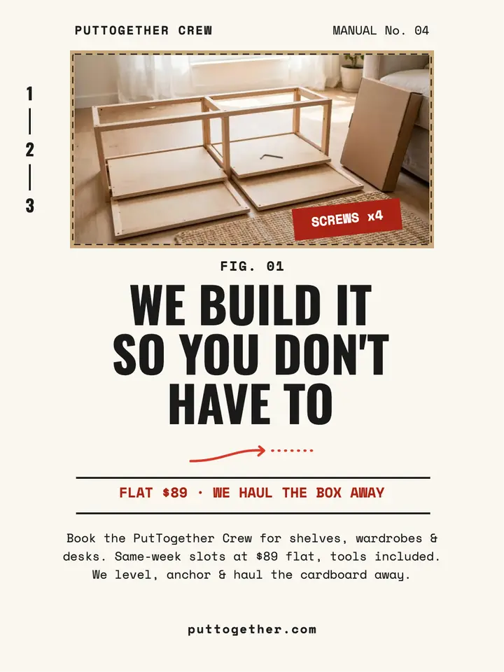 PutTogether Crew assembly promo template