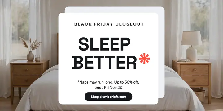 Slumberloft Black Friday mattress post: black friday mattress sale post template