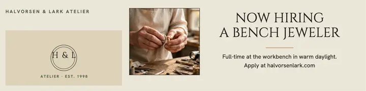 Halvorsen and Lark bench jeweler banner template