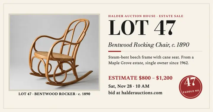 Halder rocking chair lot 47 post template