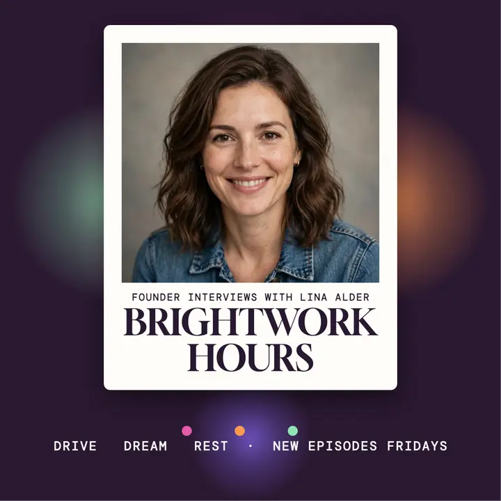Brightwork Hours aura founder podcast cover template