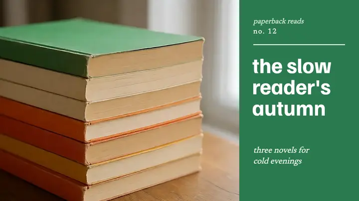 The slow reader's autumn thumbnail template