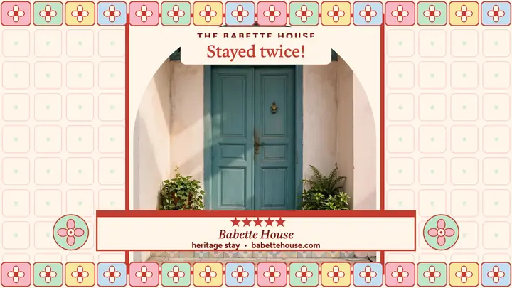 Babette House shophouse guest review template