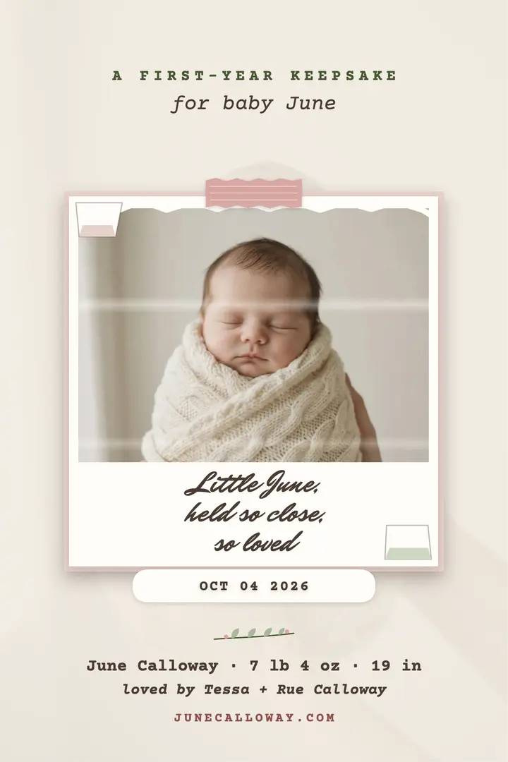 June first year lift poster template
