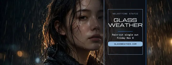 Velvettine Static Glassweather single cover template